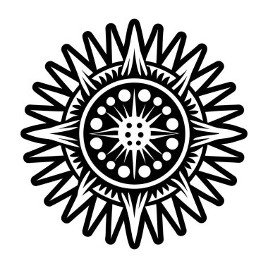 Deniz kestanesi sembolünün tam biçimli simgesi