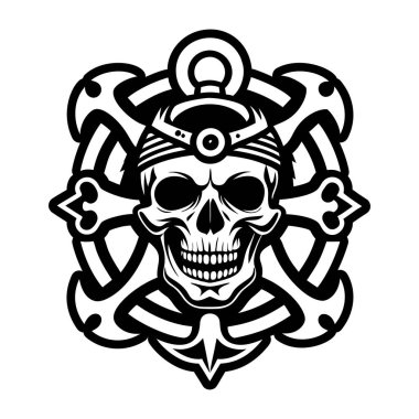 Kurukafa sembolünün doldurulmuş bir biçim simgesi