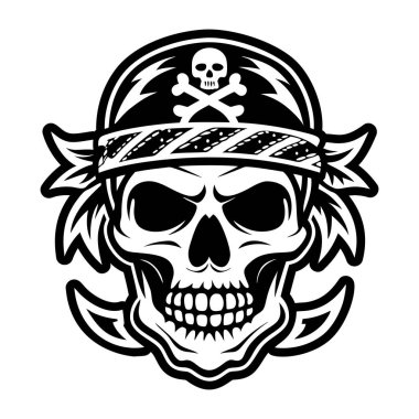 Kafatası bandana dövmesinin sembolü