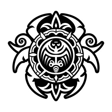 Deniz dövmesinin doldurulmuş bir simgesi