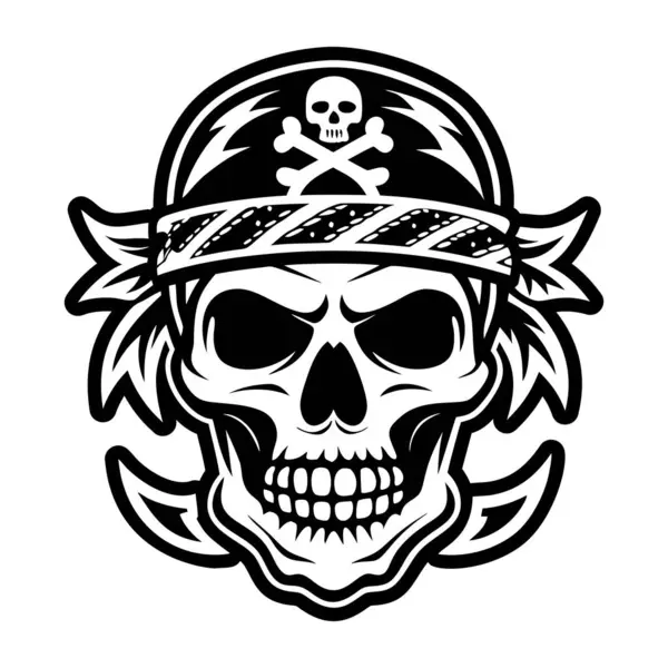 Kafatası bandana dövmesinin sembolü