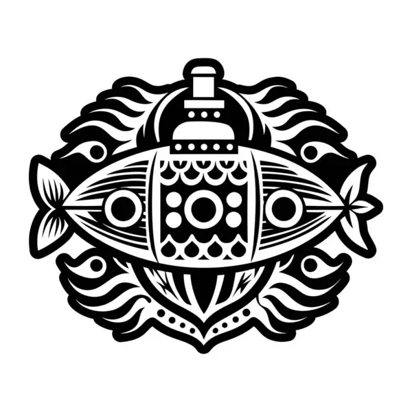 Denizaltı dövmesinin sembolü.