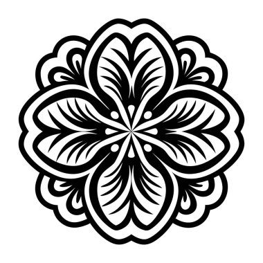 mandala. Yuvarlak süs. Çekilmiş elementler. vektör, el. İslam, Arap, Hintli, Osmanlı motifleri.