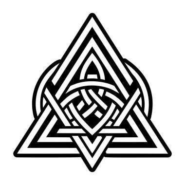 kabile dövmesi tasarımı vektör çizimi.