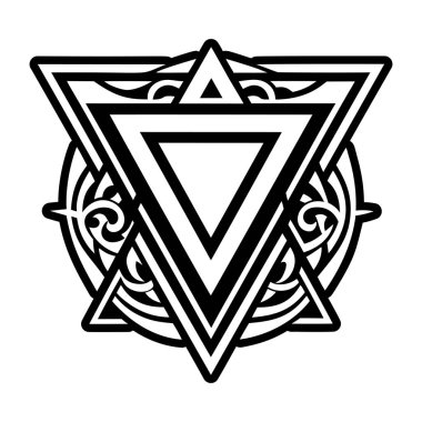 kabile dövmesi simgesi, taslak biçimi