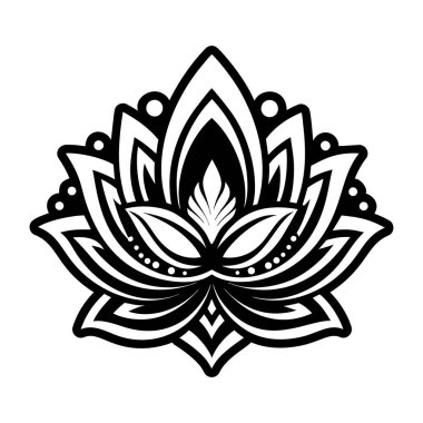 çiçek nilüfer ikonu, özet biçimi