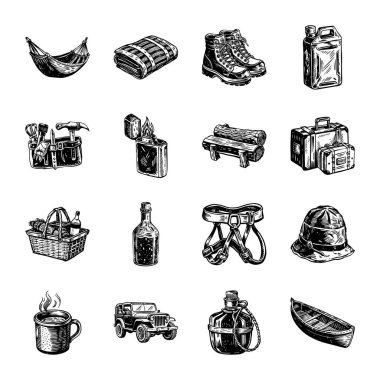 Sırt çantasının klasik bir tasviri