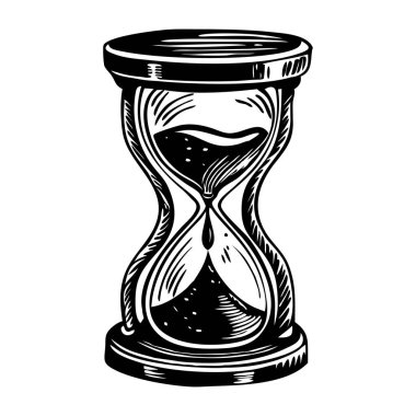 Kum saatinin klasik bir çizimi
