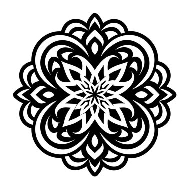 Çiçek sembolü tasvir eden dolu bir biçim simgesi