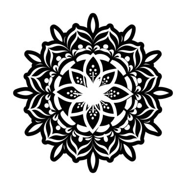 Sarmaşık mandala deseninin bir simgesi