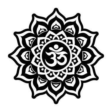 om sembolünün sembolik bir simgesi.