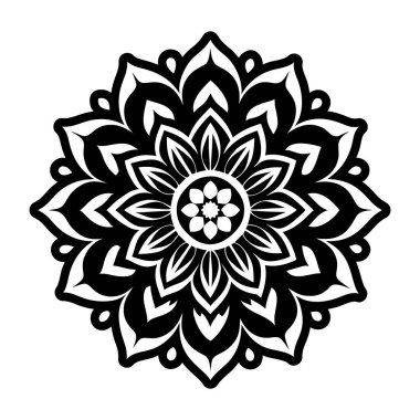 Meditasyon mandalasını gösteren katı biçim simgesi