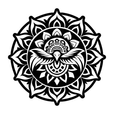 16 Glyph Biçimli Mandala Sembolleri Koleksiyonu 