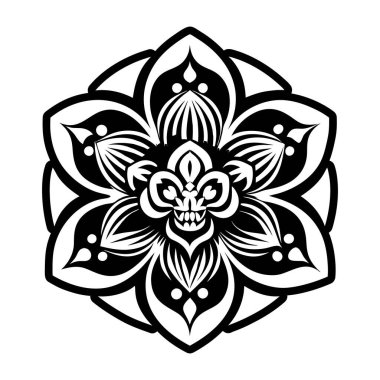 Çiçek sembolünü gösteren dolu bir biçim simgesi