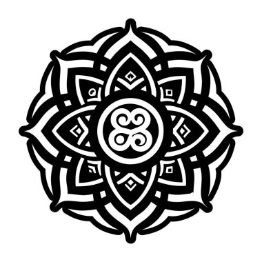 Kum mandala sanatını gösteren simge