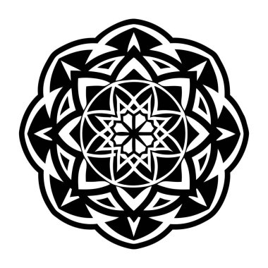 Geometrik sanat uyumunun bir simgesi