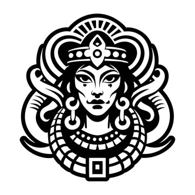 Katı biçimde Cihuacoatlserpent simgesi