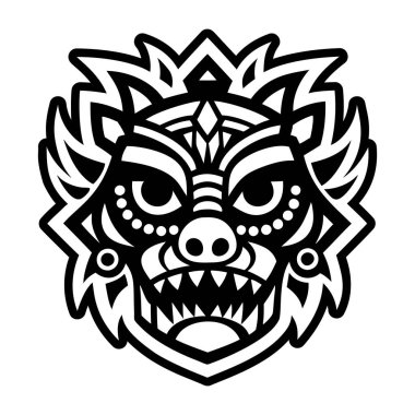 Çakalın katı bir simgesi