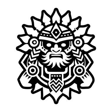 Iztlacoliuhqui 'nin katı biçim simgesi