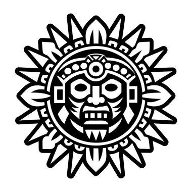 Katı bir Meksika güneş simgesi