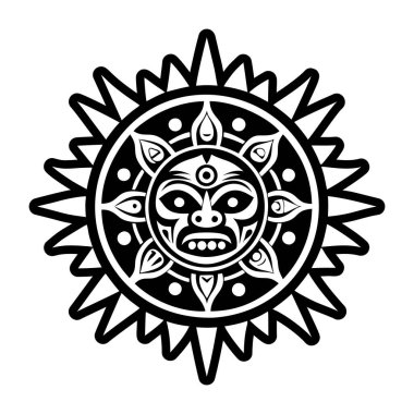 Somut biçimde güneş diski simgesi