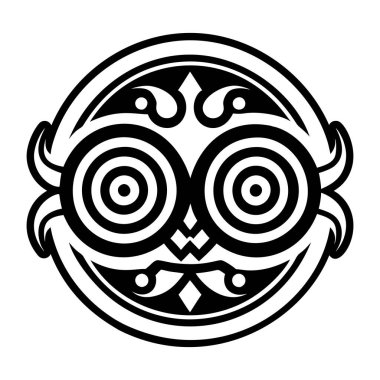 Kabartma biçiminde çift sarmal simge