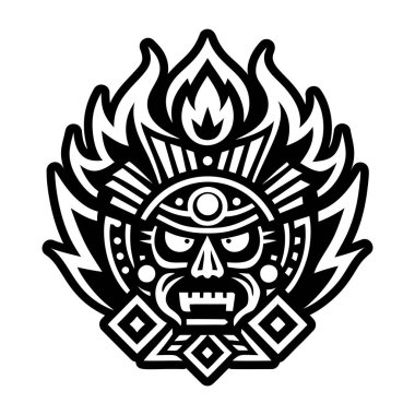 Katı biçimde Ateş İlahı simgesi
