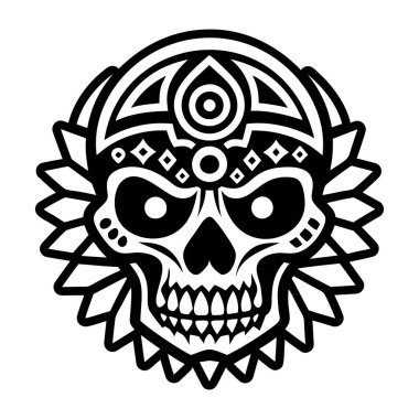 Mictlan 'ın kabartma tarzı simgesi