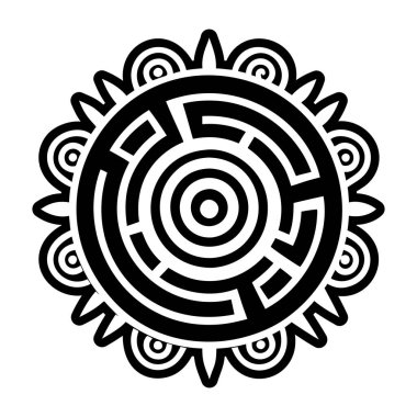 Labirentin katı bir simgesi