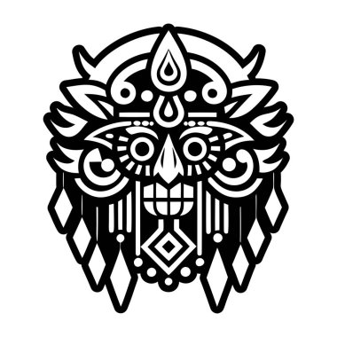 Kabartma biçiminde yağmur Tanrısı simgesi