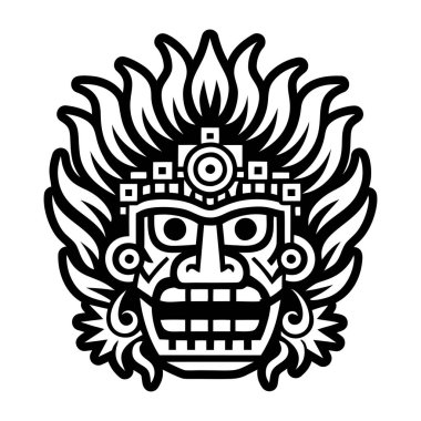 Dolu biçimle Ateş İlahı simgesi