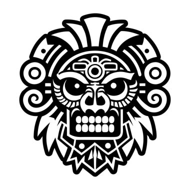 Meksika kültür simgesi katı stil