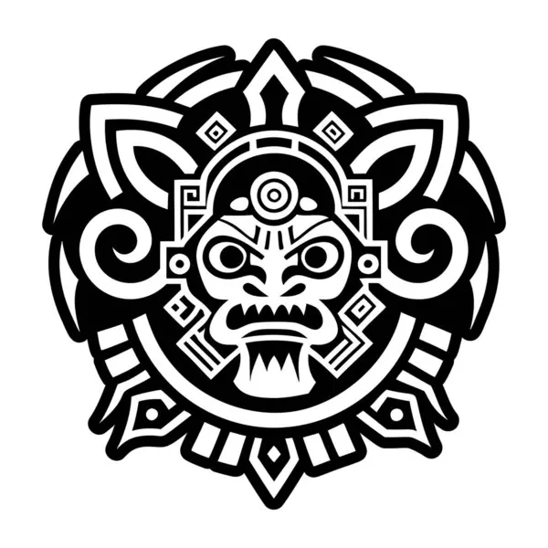 Maya maskesi simgesi, basit biçim