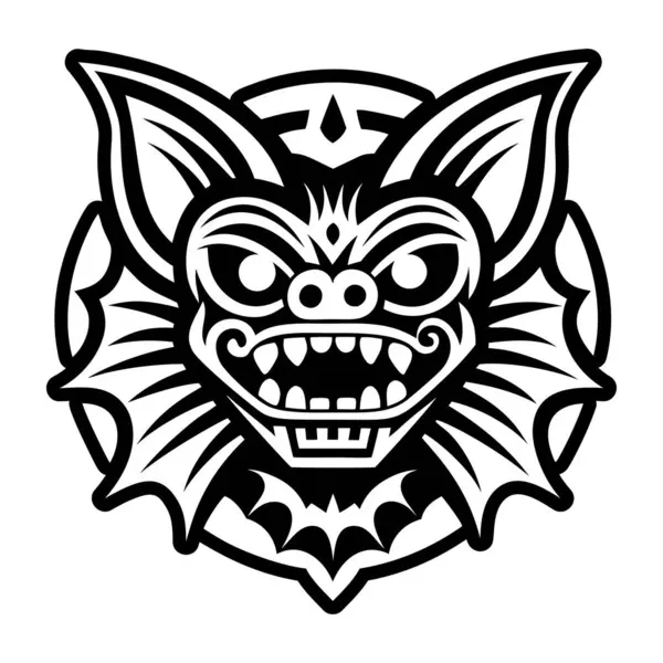 Katı biçimde iblis yarasa simgesi