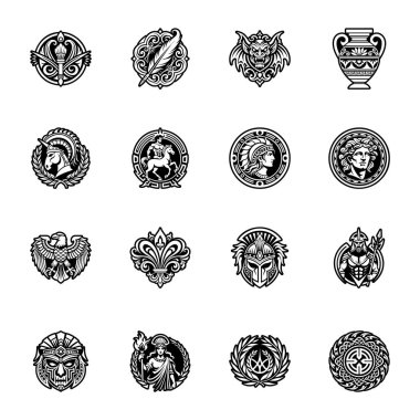 Romalı erkeğinin doldurulmuş bir simgesi