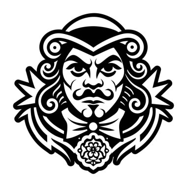 Opera şarkıcısını gösteren bir sembol