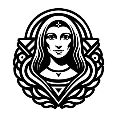 Tanrıça dövmesinin sembolü.