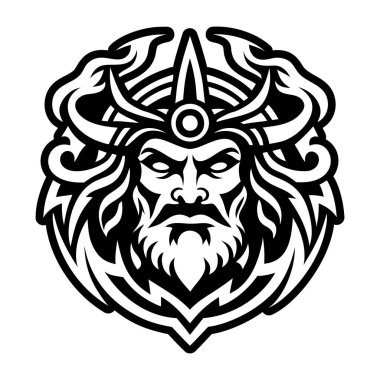 Mars tanrısını tasvir eden katı bir biçim simgesi