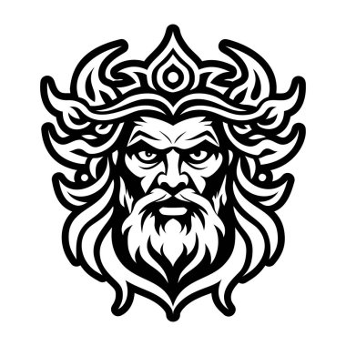 Roma mitolojisi dövmesinin doldurulmuş bir simgesi