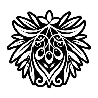 Zeytin dövmesinin katı bir simgesi