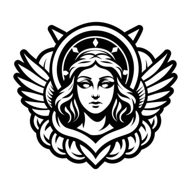 Raphael dövmesi tasvir eden katı bir biçim simgesi