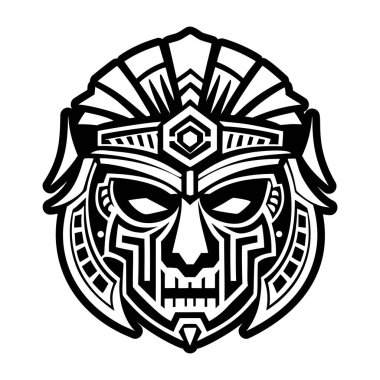 Gladyatör maskesi gösteren sağlam bir biçim simgesi