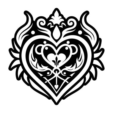 Aşk dövmesi elementinin sembolü