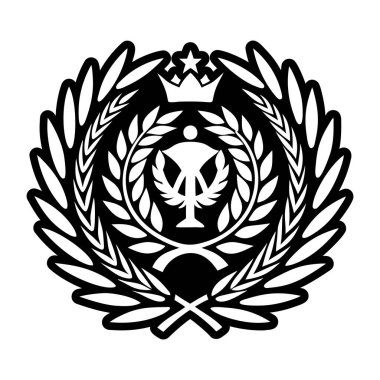 Taç çelengi tasvir eden bir sembol