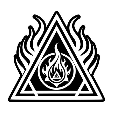 Üçgen ateş üçgeni sembolü