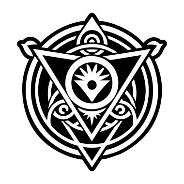 Kutsal geometrinin vektör çizimi