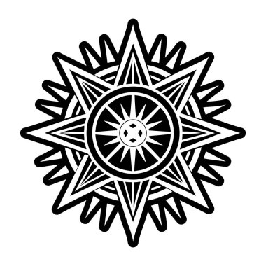 Babil dövmesi tasvir eden katı bir stil simgesi