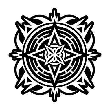 Gökyüzü sembolü dövmesi gösteren doldurulmuş bir simge