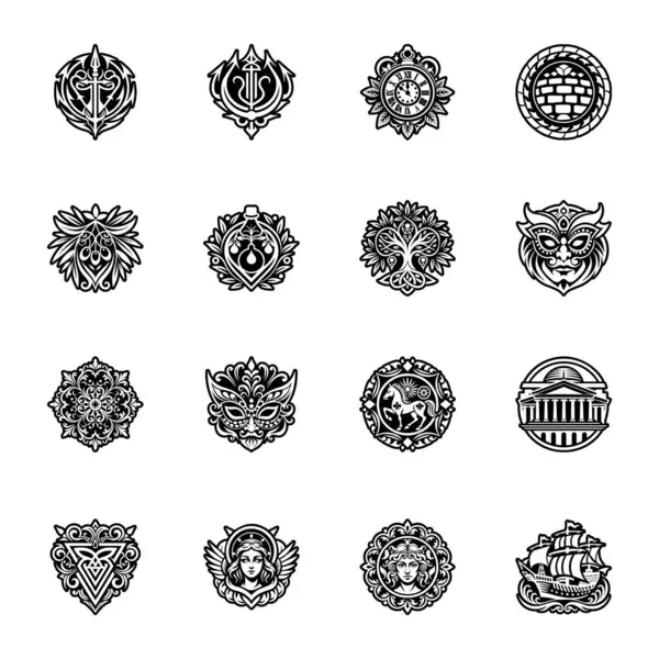 Romalı miğferini tasvir eden bir sembol