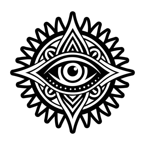 Kem bir göz dövmesi simgesi.